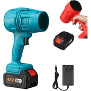Jet Pro Maxx Portable Jet Blower, Portable Jet Blower, Storm Industries Jet Blower, Cordless Turbo Super Power Air Duster,Jet Dry Blower for Car (Blue)